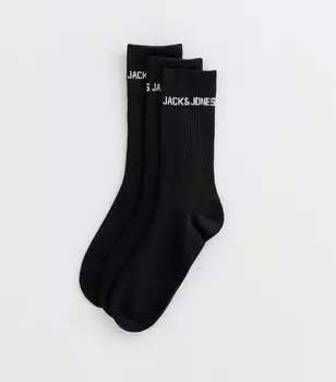 Набор из 5 черных теннисных носков Jack & Jones Jack & Jones, черный