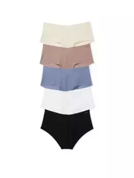 Набор из 5 дерзких трусиков-неявок Pink, цвет Spring Basic