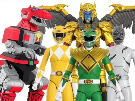 Набор из 5 фигурок Mighty Morphin Power Rangers ULTIMATES! Wave 1 SUPER7
