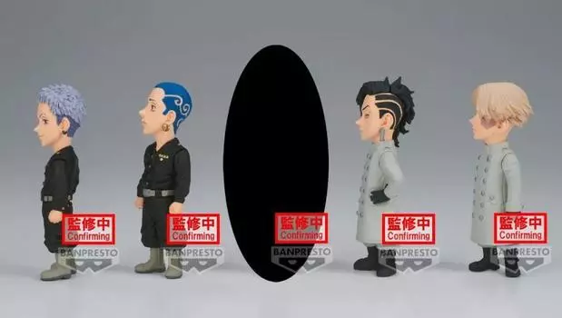 Набор из 5 фигурок Tokyo Revengers World Collectable Figure Christmas Showdown Arc Vol. 1 BANPRESTO