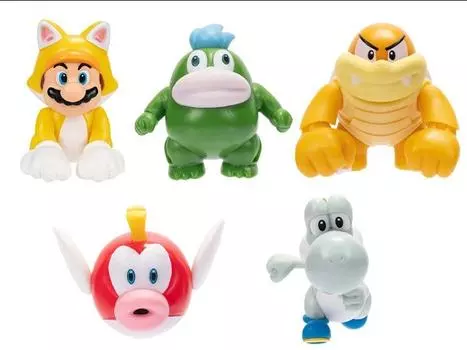 Набор из 5 фигурок World of Nintendo 2.50" Wave 36 JAKKS PACIFIC