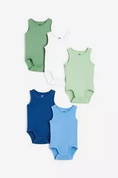 Набор из 5 хлопковых боди H&M