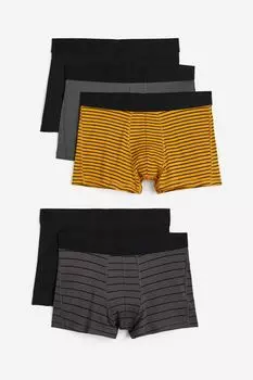 Набор из 5 коротких боксеров-боксеров Xtra Life H&M