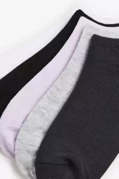 Набор из 5 пар носков-кроссовок H&M, сиреневый