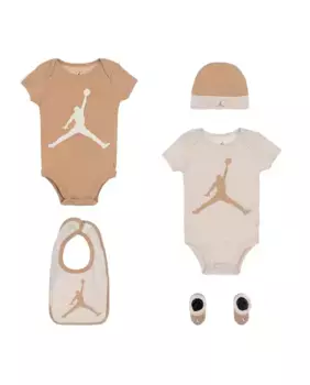 Набор из 5 предметов Baby Boy Core Jordan, коричневый