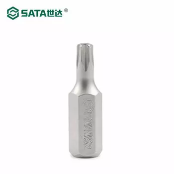 Набор из 5 предметов SATA, серия 8 мм, 30 мм, длина, среднее отверстие, отвертка в форме цветка, бита TT25 59454-сменная бита