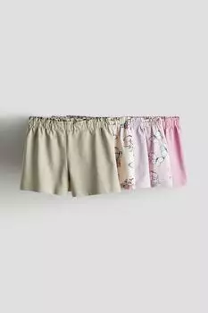 Набор из 5 шорт без застежки H&M, розовый