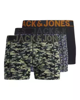 Набор из 5 трусов-боксеров для мальчиков Jack & Jones, черный