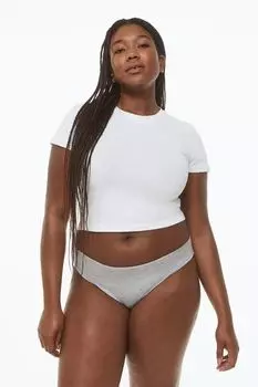 Набор из 5 трусов H&amp;M+, голубой/темно-коричневый