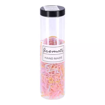 Набор из 600 резинок для волос - пастель тип III, микс цветов Hedo