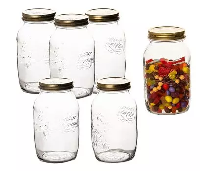 Набор из 6 бокалов Bormioli Quattro Stagioni объемом 1,5 л, прозрачный