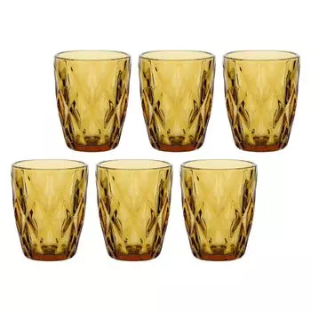 Набор из 6 бокалов Rose&Tulipani 270 мл янтарный R116800015Z ROSE E TULIPANI, желтый
