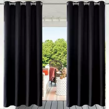 Набор из 6 чехлов для подушек Garden Bar Lenox Topchances, черный