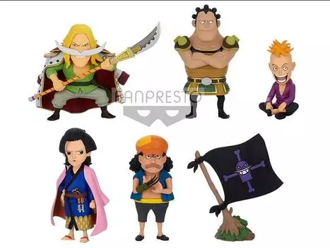 Набор из 6 фигурок One Piece World Collectable Figure Wano Country Kaisouhen Vol.3 BANPRESTO