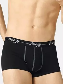 Набор из 6 коротких ретро-стилей, старт Sloggi, черный