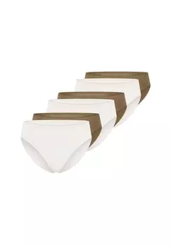 Набор из 6 модальных трусов Tai Briefs SCHIESSER, цвет Khaki / Creme