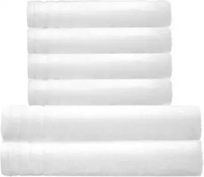 Набор из 6 полотенец Kleine Wolke Royal, цвет schneewei