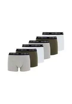Набор из 6 шорт/брюк в стиле ретро «Оскар» WESTMARK LONDON, цвет White Grey Melange Khaki