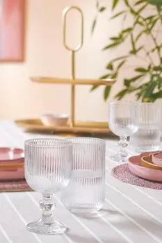 Набор из 6 стаканов для питья Mica Decorations, розовый