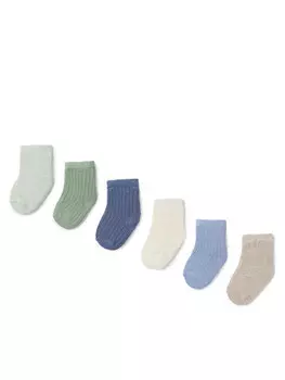 Набор из 6 высоких детских носков Mayoral, мультиколор