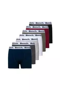 Набор из 7 боксеров из смесового хлопка 'Marcos' Bench, черный