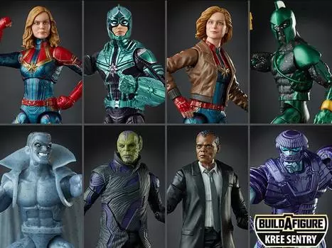 Набор из 7 фигурок Captain Marvel Marvel Legends Wave 1 HASBRO