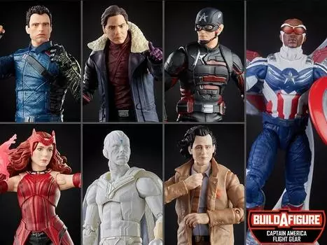 Набор из 7 фигурок Disney+ Marvel Legends Wave 1 HASBRO
