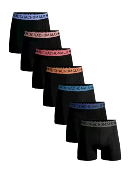 Набор из 7 мужских боксеров Muchachomalo, черный