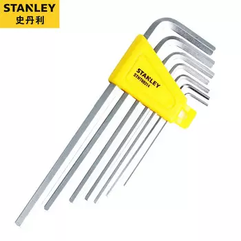 Набор из 7 предметов Stanley: метрические длинные шестигранные ключи с плоской головкой STHT69314-23