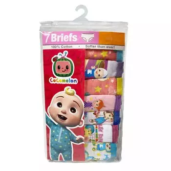Набор из 7 трусов CoComelon Licensed Character, мультиколор