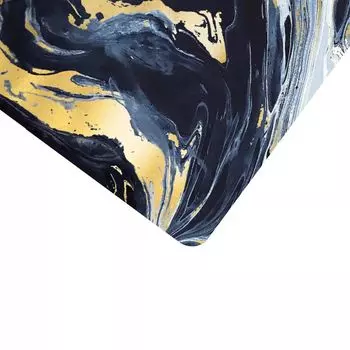 Набор из 8 пробковых салфеток из мрамора Deinty Home размером 12 x 18 дюймов, синий