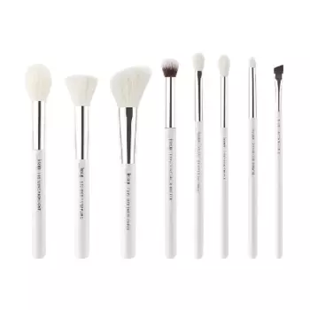 Набор из 8 расчесок для волос белого и серебристого цветов Jessup