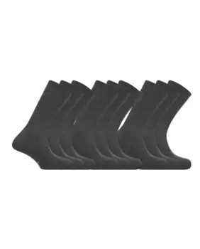 Набор из 9 пар мужских хлопковых носков серого цвета Punto Blanco, серый