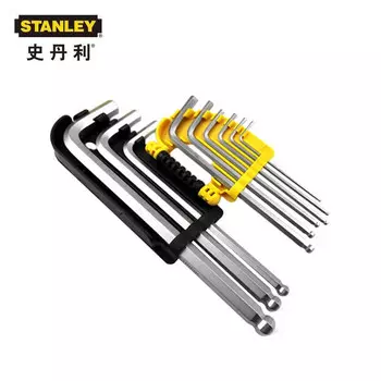 Набор из 9 шестигранных ключей Stanley с длинной шаровой головкой 1,5–10 мм STMT94162-8 1 комплект;