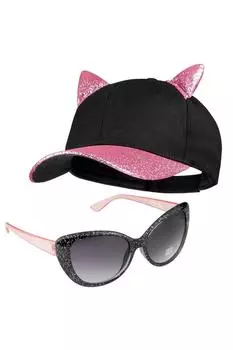 Набор из блестящей кепки и солнцезащитных очков CityComfort, мультиколор