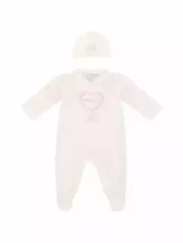 Набор из боди и шапки Monnalisa, белый