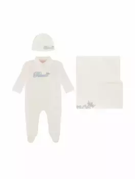 Набор из боди, одеяла и шапки Story Loris, белый
