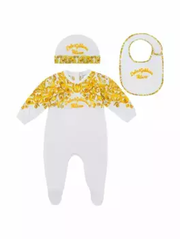 Набор из боди, шапки и нагрудника Dolce&Gabbana, мультиколор