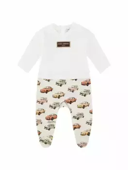 Набор из боди, шапки и нагрудника Dolce&Gabbana, мультиколор