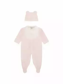 Набор из боди, шапки и нагрудника Fendi, розовый