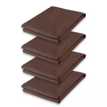 Набор из четырех дорожных полотенец Largo 40х80, черный, 90% полиэстер, 10% нейлон, 200 г/м. CelinaTex