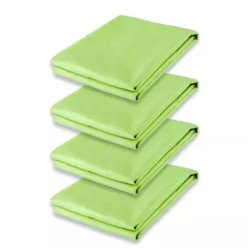 Набор из четырех дорожных полотенец Largo 40x80 красный 90% полиэстер 10% нейлон 200 г/м CelinaTex