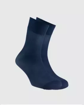 Набор из девяти пар мужских коротких носков в классическом дизайне Ejecutivo, синий