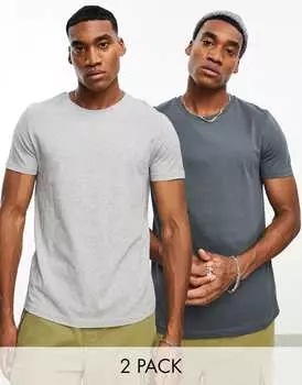 Набор из двух футболок ASOS DESIGN