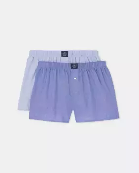 Набор из двух мужских боксеров на плоской подошве Easy Wear, синий