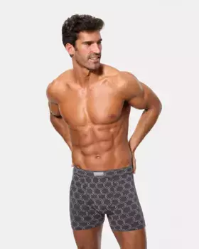 Набор из двух мужских трикотажных боксеров различных цветов Abanderado, многоцветный