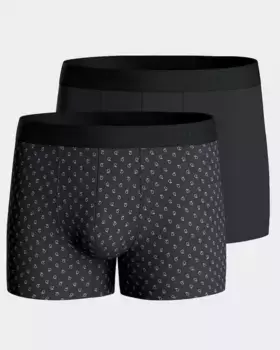 Набор из двух мужских трикотажных боксеров различных цветов Impetus, тёмно-синий