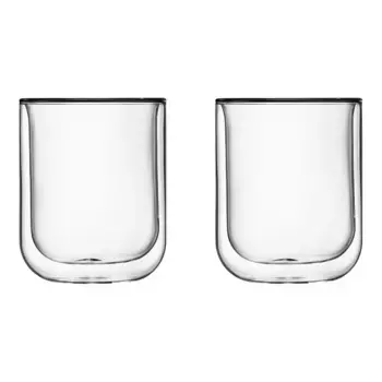 Набор из двух низких стаканов Thermic Glass с двойными стенками Luigi Bormioli, прозрачный