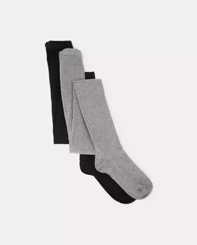 Набор из двух однотонных купальников для девочек Cotton Juice, мультиколор