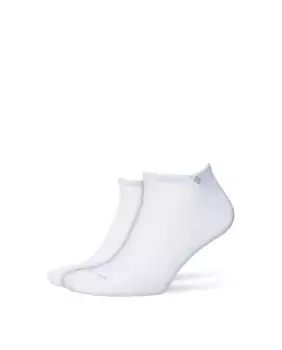 Набор из двух пар мужских белых носков до щиколотки Burlington, белый